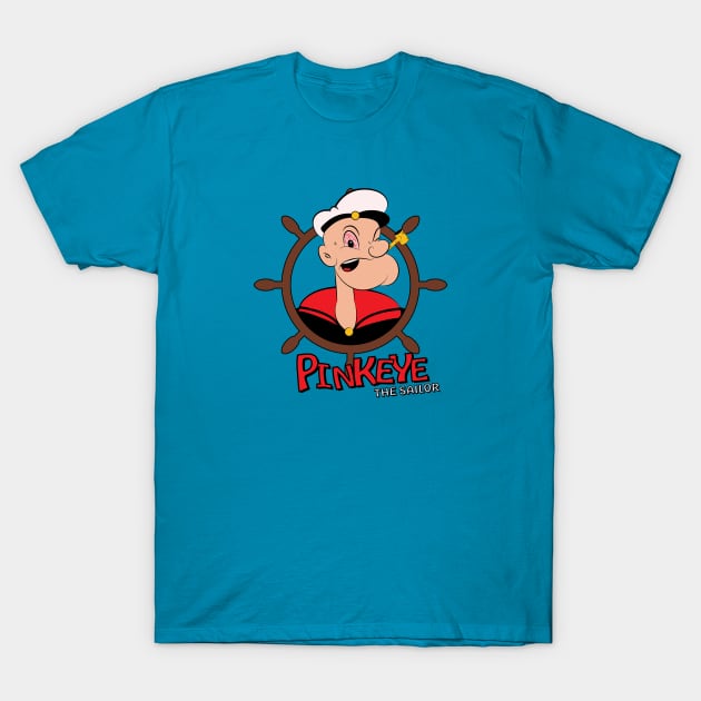 Pinkeye the Sailor T-Shirt by Godot